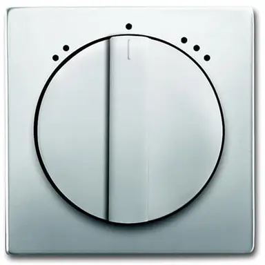 Busch-Jaeger 1740 DRL-866-503 draaiknop driestandenschakelaar Pure Stainless Steel