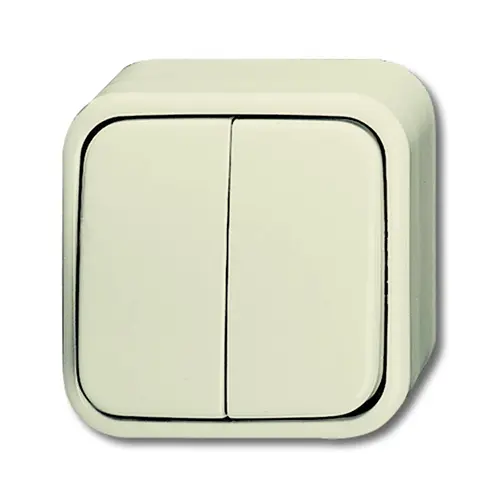 Busch-Jaeger 2601/5 AP/11-503 serieschakelaar opbouw AP plus creme