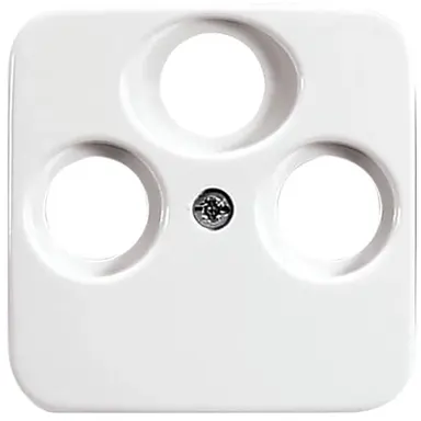 Busch-Jaeger 1743-03-214 centraalplaat antenne + sat / COAX wandcontactdoos Reflex SI