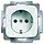 Busch-Jaeger 20 EUCRKS-214-503 wandcontactdoos randaarde kindveilig Reflex SI