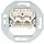 Busch-Jaeger 0214 RJ45 data wandcontactdoos CAT3 parallel bedraad