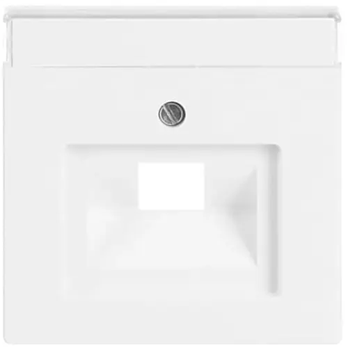 Busch-Jaeger 1803-84 centraalplaat RJ45 wandcontactdoos studiowit