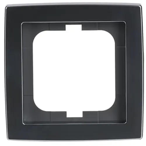 Busch-Jaeger 1721-80 afdekraam 1-voudig Solo mat-chroom