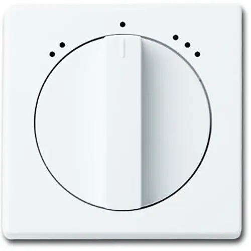 Busch-Jaeger 1740 DRL-84-503 draaiknop driestandenschakelaar Future Linear studiowit glans