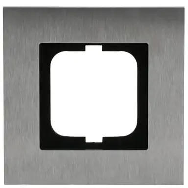 Busch-Jaeger 1721-860 afdekraam 1-voudig Carat edelstaal