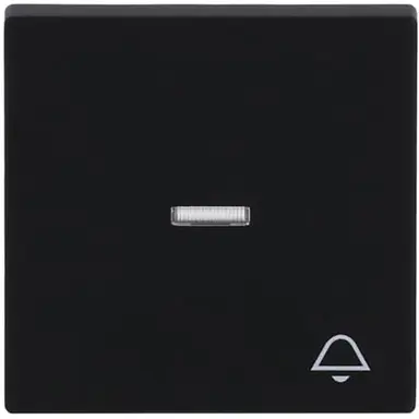 Busch-Jaeger 1789 KI-885 schakelwip controlevenster symbool bel Future Linear zwart mat