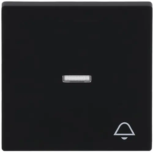 Busch-Jaeger 1789 KI-885 schakelwip controlevenster symbool bel Future Linear zwart mat