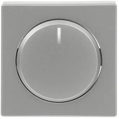 Busch-Jaeger 6540-83-102 dimmerknop draai/druk dimmer Future Linear aluzilver