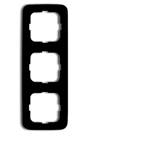 Busch-Jaeger 2513-215 afdekraam 3-voudig Standaard SI zwart