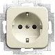 Busch-Jaeger 20 EUCBLI-212 wandcontactdoos randaarde LED-oriëntatielicht Steplight Standaard SI