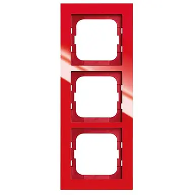 Busch-Jaeger 1723-287 afdekraam 3-voudig Axcent rood