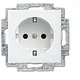 Busch-Jaeger 2300 EUC-914 wandcontactdoos randaarde schroefklem Balance SI wit glans