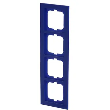 Busch-Jaeger 1724-288 Busch-Jaeger afdekraam 4-voudig Axcent blauw