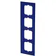 Busch-Jaeger 1724-288 Busch-Jaeger afdekraam 4-voudig Axcent blauw