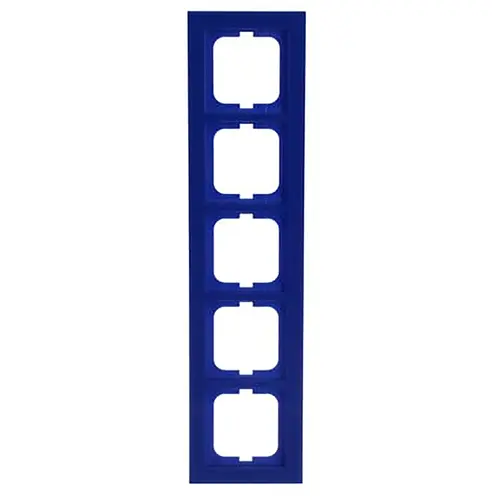 Busch-Jaeger 1725-288 Busch-Jaeger afdekraam 5-voudig Axcent blauw