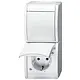 Busch-Jaeger 2601/6/20 EW-54 combinatie schakelaar/wandcontactdoos Ocean IP44 alpinwit