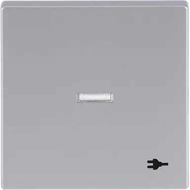 Busch-Jaeger 1789 ST-83 schakelwip controlevenster symbool stekker Future Linear aluzilver