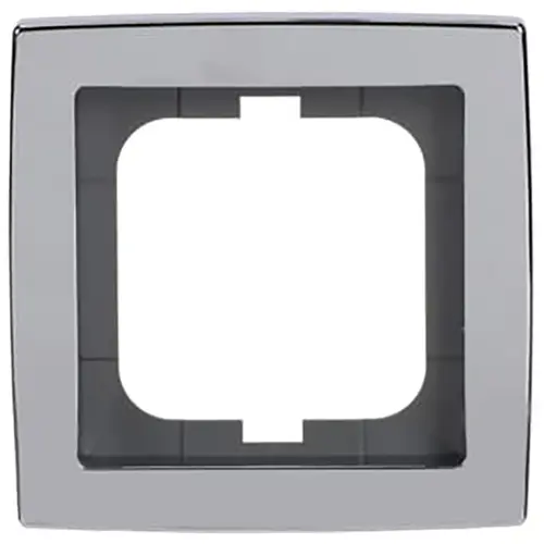 Busch-Jaeger 1721-80G afdekraam 1-voudig Solo chroom glans