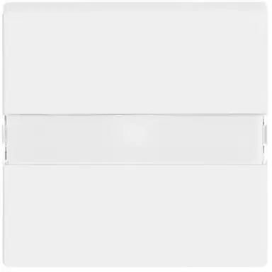 Busch-Jaeger 1764 NLI-84 schakelwip tekstveld en controlelicht Future Linear studiowit glans