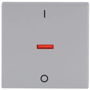 Busch-Jaeger 1788-83 schakelwip controlevenster rood 2-polig en 3-polig Future Linear aluzilver