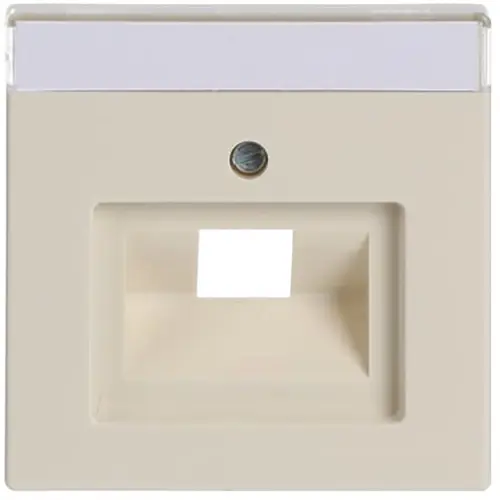 Busch-Jaeger 1803-82 centraalplaat RJ45 wandcontactdoos creme