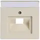 Busch-Jaeger 1803-82 centraalplaat RJ45 wandcontactdoos creme