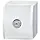 Busch-Jaeger 20 EWSL-54 wandcontactdoos randaarde klapdeksel sleutelslot opbouw Ocean IP44 alpinwit