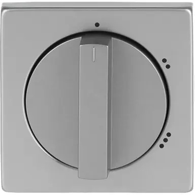 Busch-Jaeger 2542 DR/02-866 draaiknop driestandenschakelaar Pure Stainless Steel