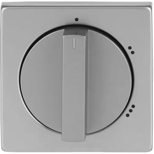 Busch-Jaeger 2542 DR/02-866 draaiknop driestandenschakelaar Pure Stainless Steel