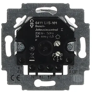 Busch-Jaeger 6411 U/S-101 jaloeziecontrol II sokkel