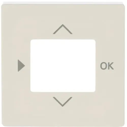 Busch-Jaeger 6435-82 centraalplaat voor timer en thermostaat creme