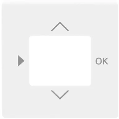 Busch-Jaeger 6435-84 centraalplaat voor timer en thermostaat studiowit