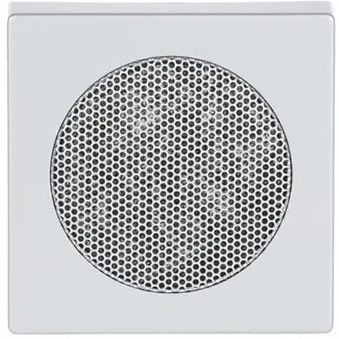 Busch-Jaeger 8253-83 centraalplaat voor luidspreker aluzilver mat