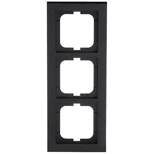 Busch-Jaeger 1723-281 afdekraam 3-voudig Axcent zwart