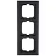 Busch-Jaeger 1723-281 afdekraam 3-voudig Axcent zwart