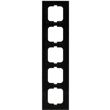 Busch-Jaeger 1725-281 afdekraam 5-voudig Axcent zwart
