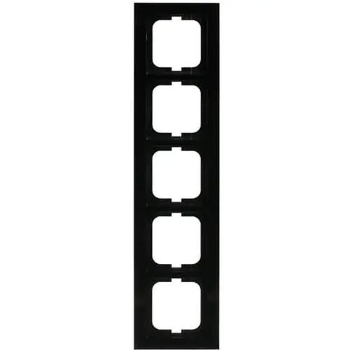 Busch-Jaeger 1725-281 afdekraam 5-voudig Axcent zwart