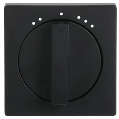 Busch-Jaeger 1740 DRL-885-503 draaiknop driestandenschakelaar Future Linear zwart mat