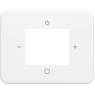 Busch-Jaeger 8252-24G-101 centraalplaat tbv digitale radio Alpha studiowit glans OP=OP