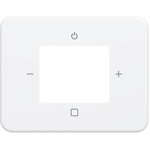 Busch-Jaeger 8252-24G-101 centraalplaat tbv digitale radio Alpha studiowit glans OP=OP