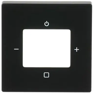 Busch-Jaeger 8252-885-101 centraalplaat tbv digitale radio zwart mat