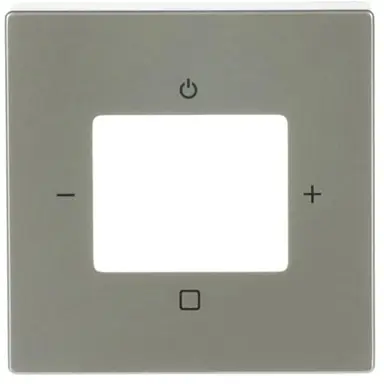 Busch-Jaeger 8252-866-101 centraalplaat tbv digitale radio Pure Stainless Steel