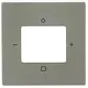 Busch-Jaeger 8252-866-101 centraalplaat tbv digitale radio Pure Stainless Steel