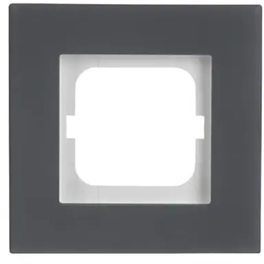 Busch-Jaeger 1721-815 afdekraam 1-voudig Carat porselein antraciet