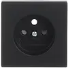 Busch-Jaeger 2399 UCKS-885 centraalplaat voor wandcontactdoos met penaarde Future Linear zwart mat