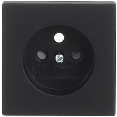 Busch-Jaeger 2399 UCKS-885 centraalplaat voor wandcontactdoos met penaarde Future Linear zwart mat