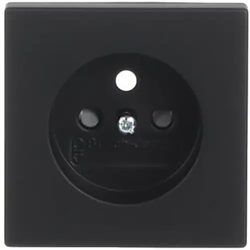 Busch-Jaeger 2399 UCKS-885 centraalplaat voor wandcontactdoos met penaarde Future Linear zwart mat