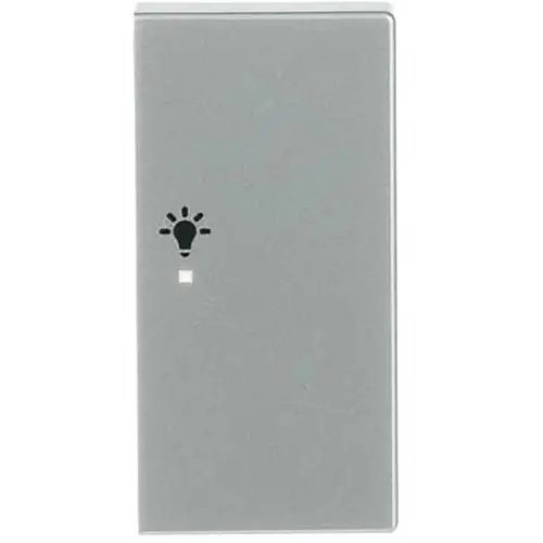 Busch-Jaeger 6231-22-83 bedieningswip rechts symbool licht tbv bedieningselement flex 2-voudig Future Linear aluzilver