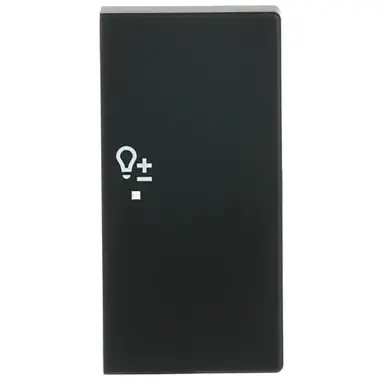 Busch-Jaeger 6234-22-885 bedieningswip rechts symbool dimmer tbv bedieningselement flex 2-voudig Future Linear zwart mat