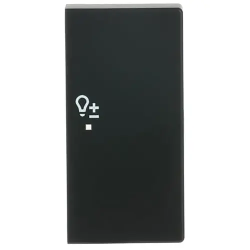 Busch-Jaeger 6234-22-885 bedieningswip rechts symbool dimmer tbv bedieningselement flex 2-voudig Future Linear zwart mat